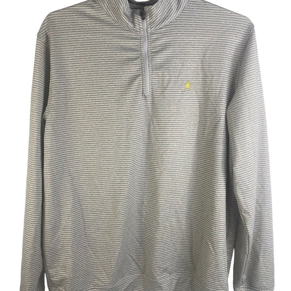 Simply Southern Quarter Zip Sweater Men’s XL Prep Performance Pullover Grey